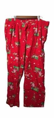 Old Navy Reindeer Print Holiday Flannel Pajama Pants XL_A03